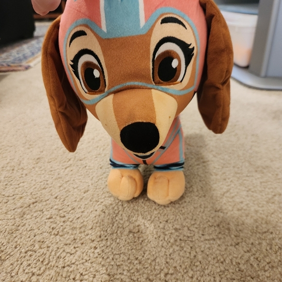 PAW Patrol SKYE Mighty Glow in The Dark Kids' Pillow Buddy Plush #AA - Picture 2 of 7